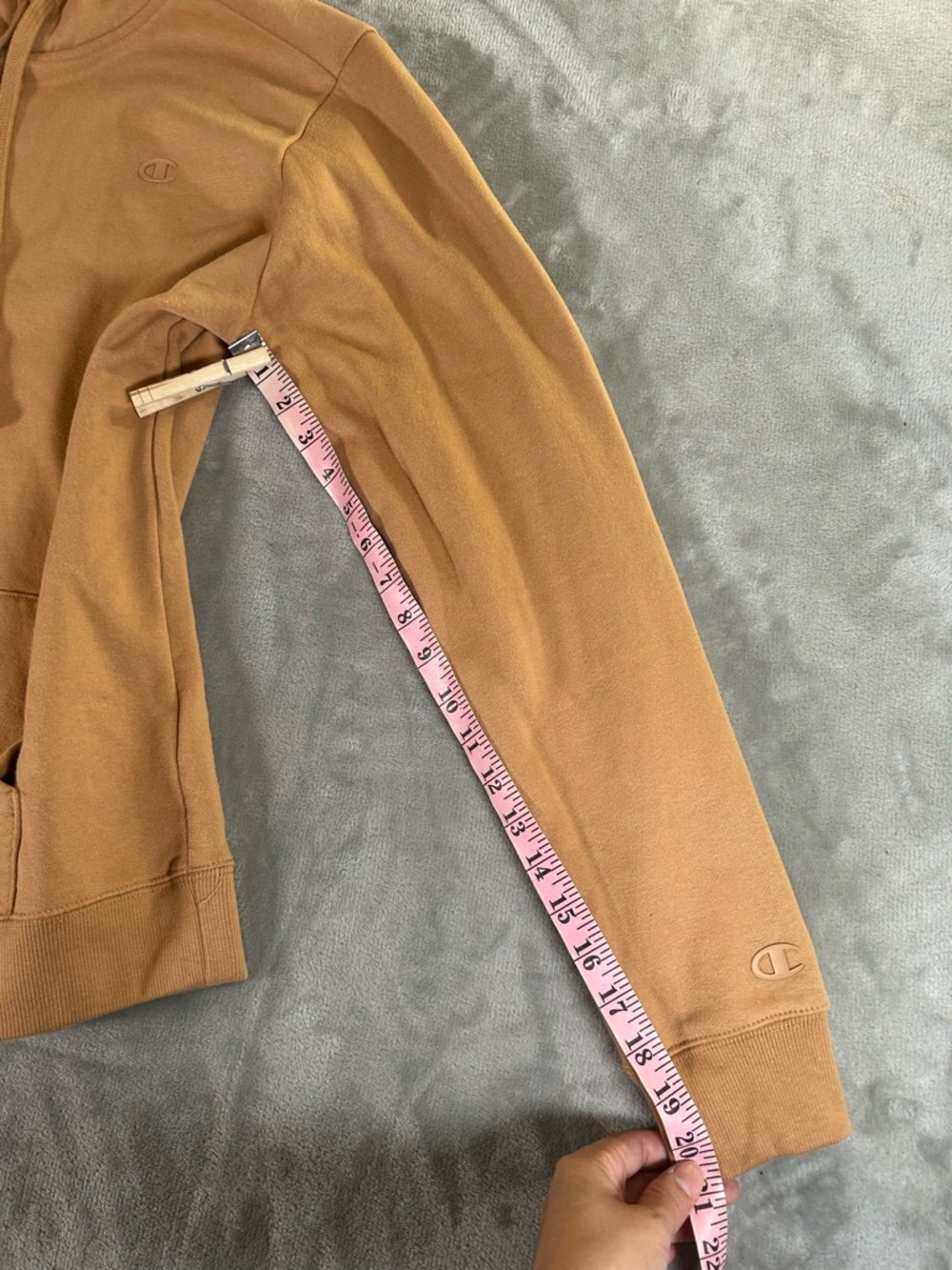 Champion Tan Drawstring Hoodie set - Picture 9 of 16